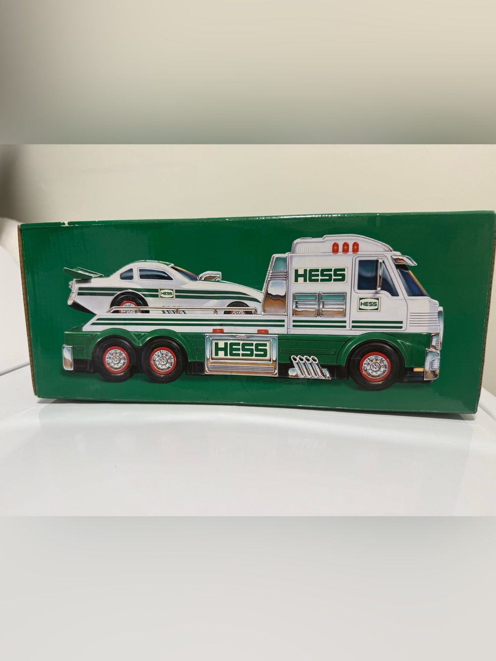 *NIB* Hess 2016 Toy Truck and Dragster Drag Race Car